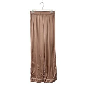 Quince 100% Silk Pajama Pants | Machine washable | Toasted almond